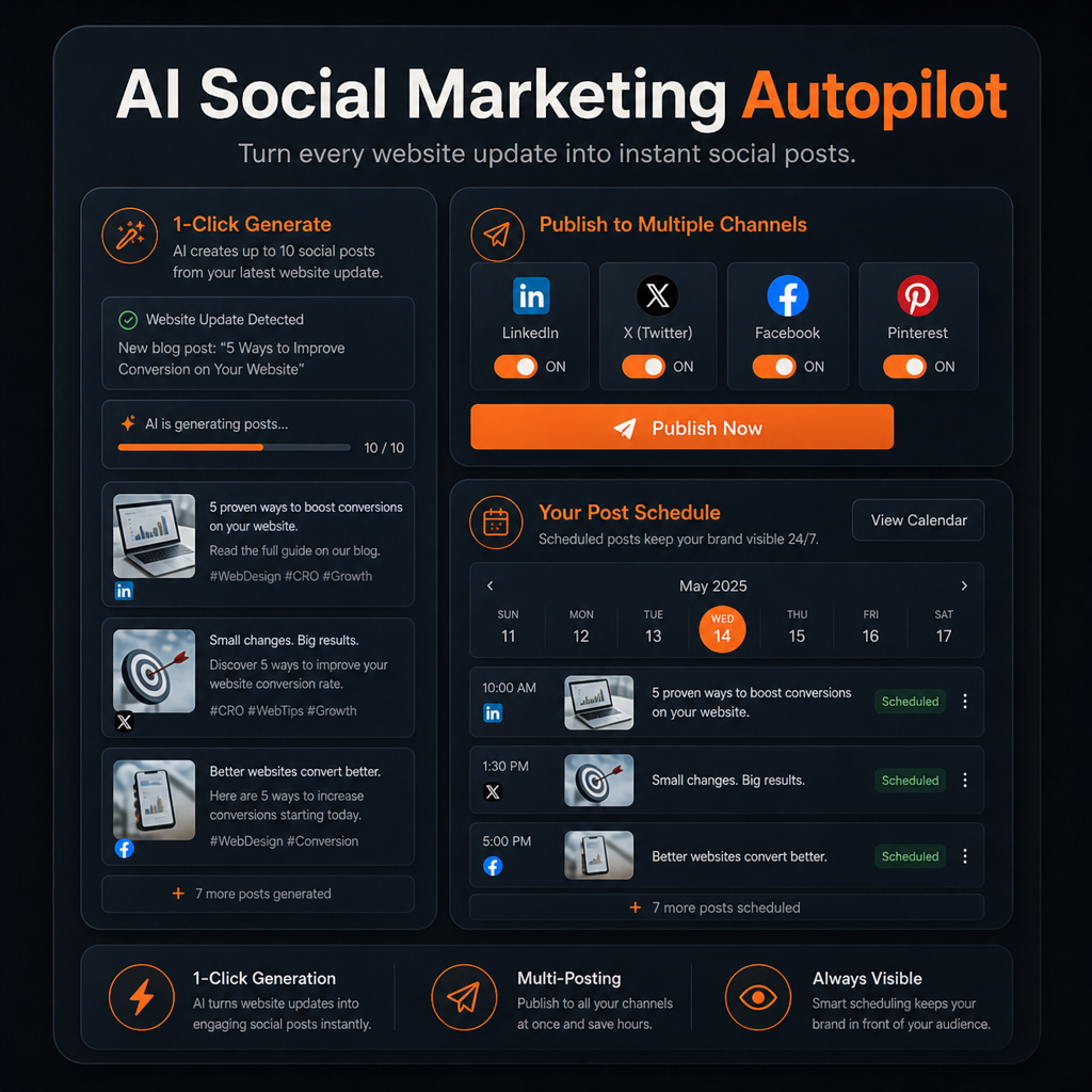 AI social media autoposting